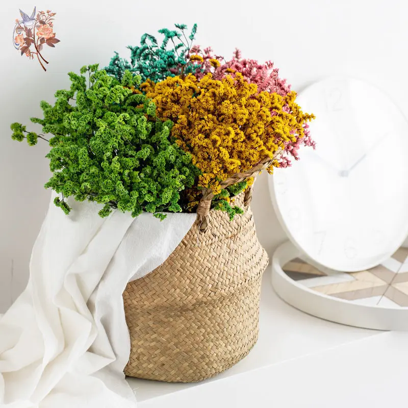 ドライフラワー天然クリスタル草の花束ホームウェディングテーブ - Dried Flower Bulk のレビューと価格