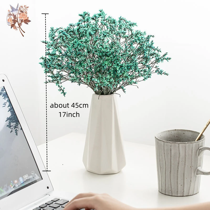 ドライフラワー天然クリスタル草の花束ホームウェディングテーブ - Dried Flower Bulk のレビューと価格