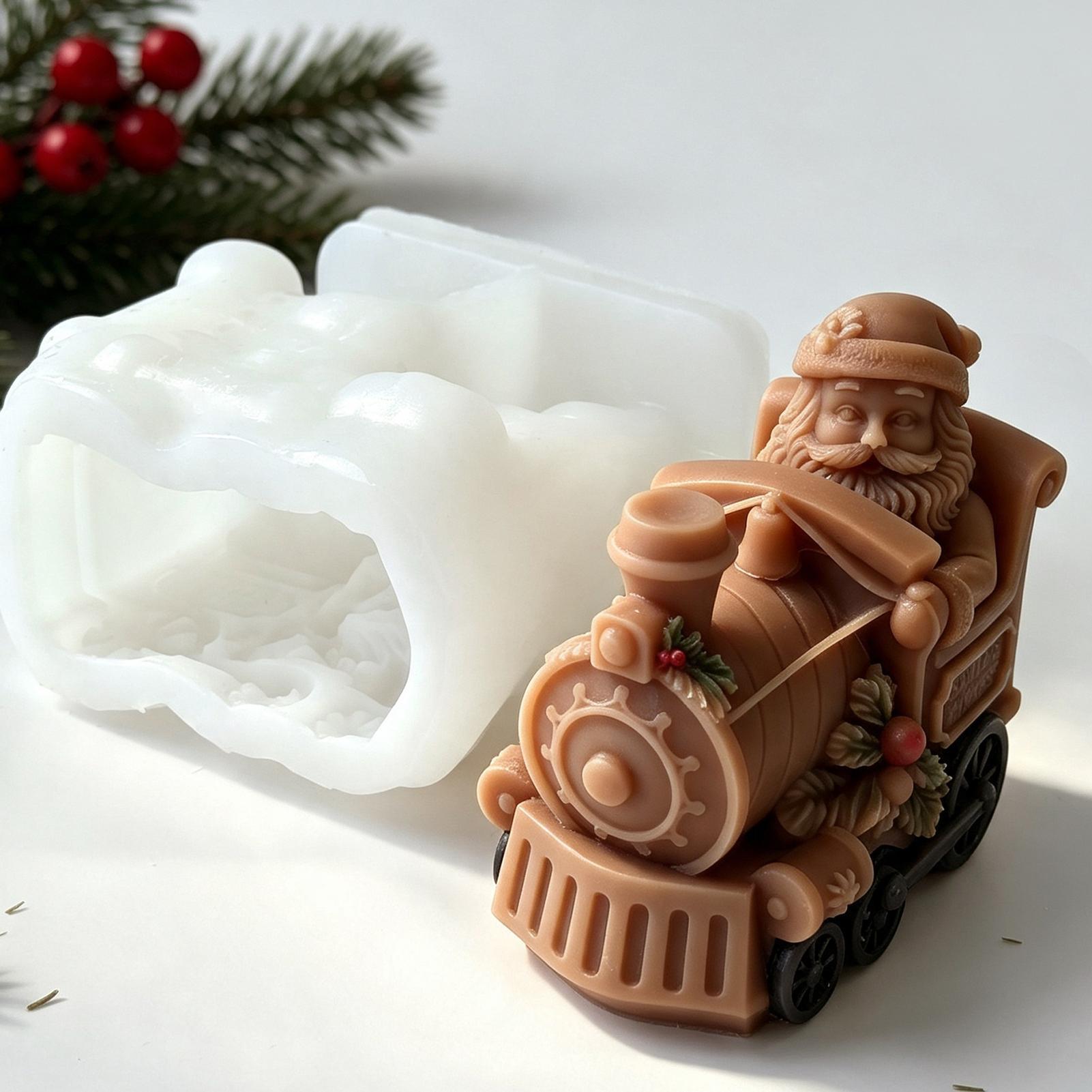 クリスマスキャンドルモールド トレイン型キャンドル製作モール - Resin Craft For Beginners のレビューと価格