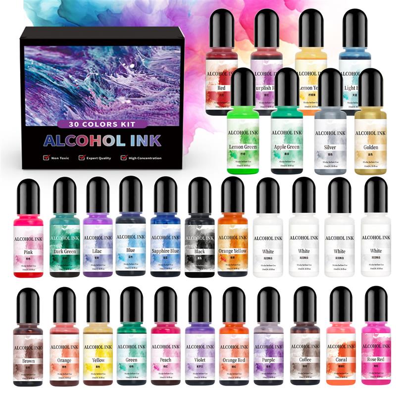エポキシ樹脂染料拡散アルコール,水溶性色,DIYジュエリー製 - Resin Dye Alcohol のレビューと価格