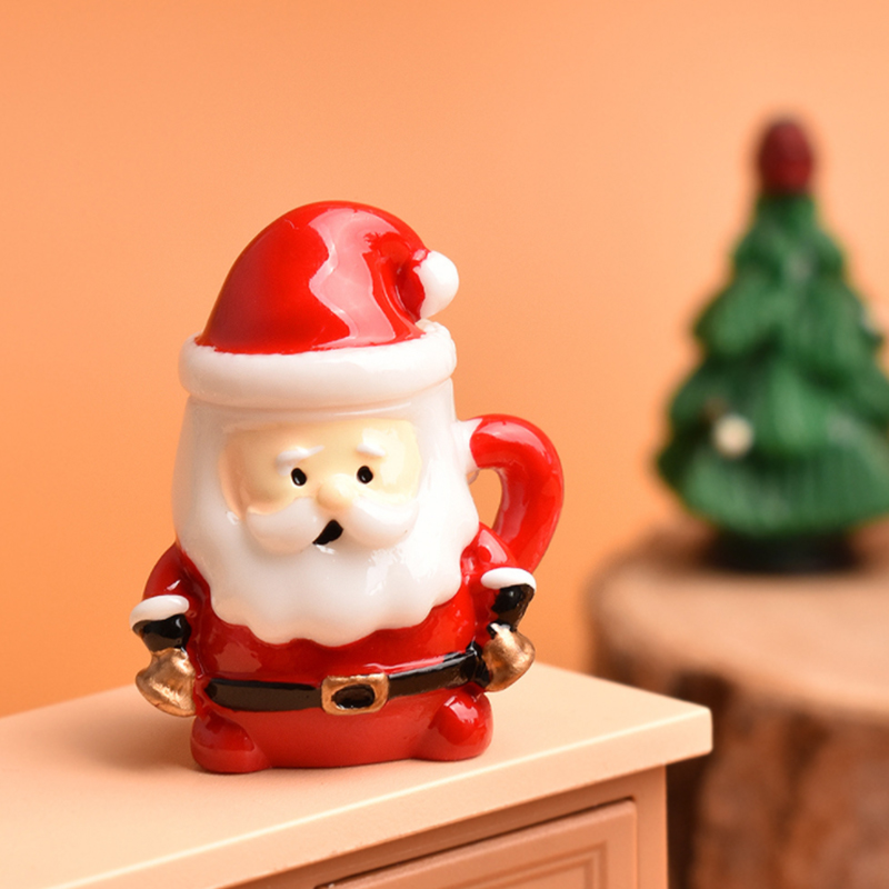 ミニサンタティーカップオーナメント - クリスマス工芸品、妖 - Crafting Resin のレビューと価格