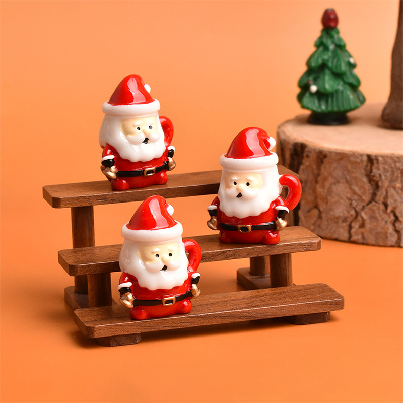 ミニサンタティーカップオーナメント - クリスマス工芸品、妖 - Crafting Resin のレビューと価格