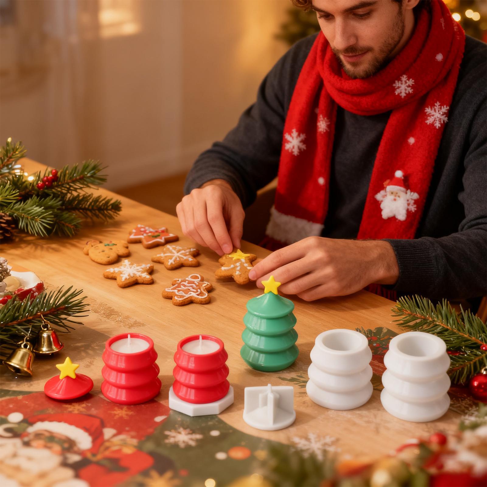 クリスマスツリー型ジャー型 DIY シリコンモールド 蓋付き - Resin Craft Workshop のレビューと価格