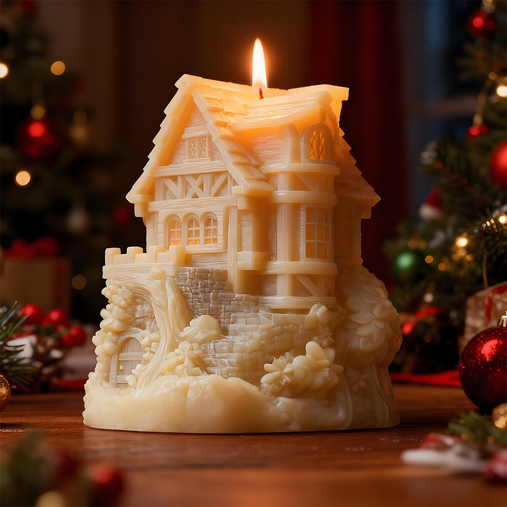 クリスマスシリコンモールド高品質樹脂石膏モールドツリーハウス - Resin Craft Workshop のレビューと価格